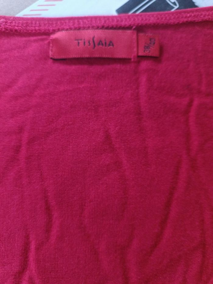 Top rouge à boucle Tissaia 38 - photo numéro 3