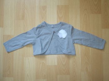 gilet type bolero bebe fille 6 mois