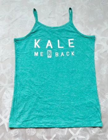 Camisole Débardeur verte "Kale Me Back" C&A