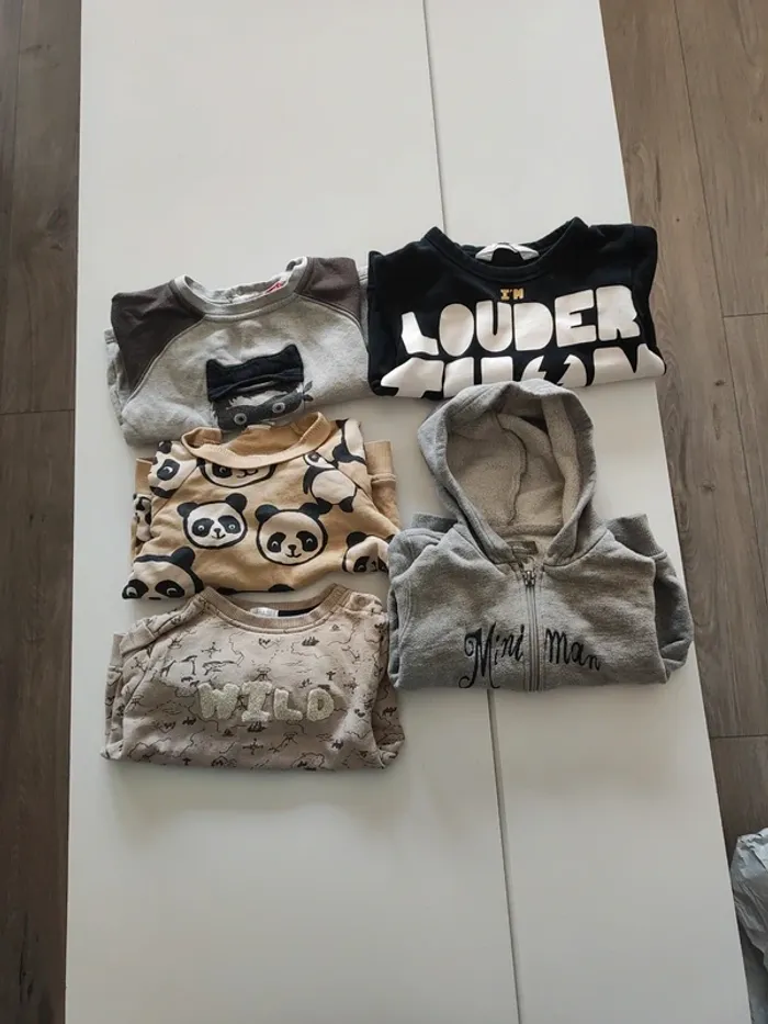 Lot pull sweat 18 mois - photo numéro 2