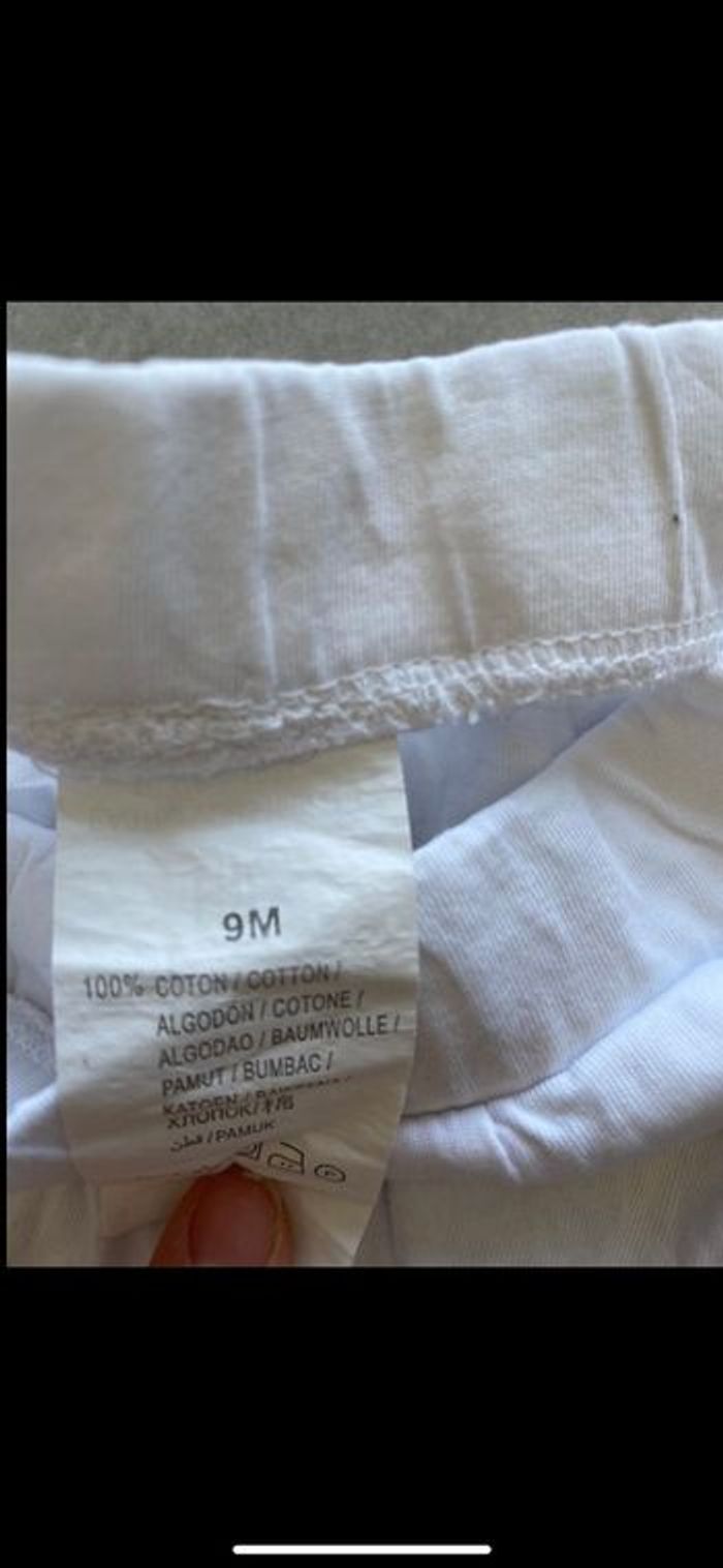 Short blanc Taille 9 mois - photo numéro 6