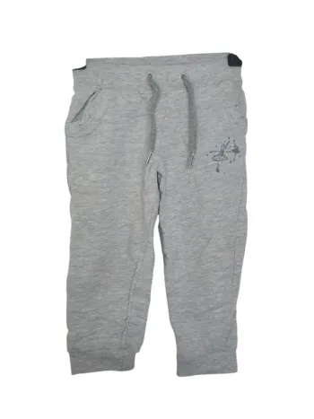 Pantalon jogging gris danseuse vertbaudet taille 2 ans coton