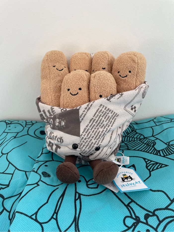 Peluche Jellycat Fish And Chips We Are Cosy Chips