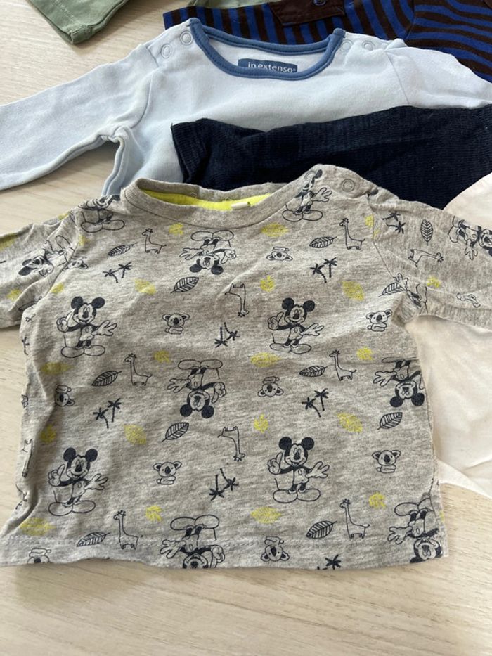 Lot 5 t-shirt manches longues 3 mois - photo numéro 2