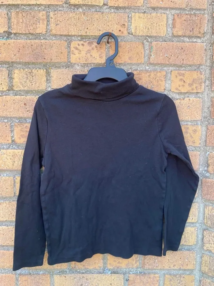 Sous pull noir Kiabi 10 ans