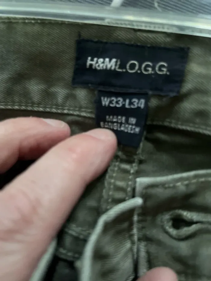 Pantalon homme chino taille 42 kaki H&M - photo numéro 11