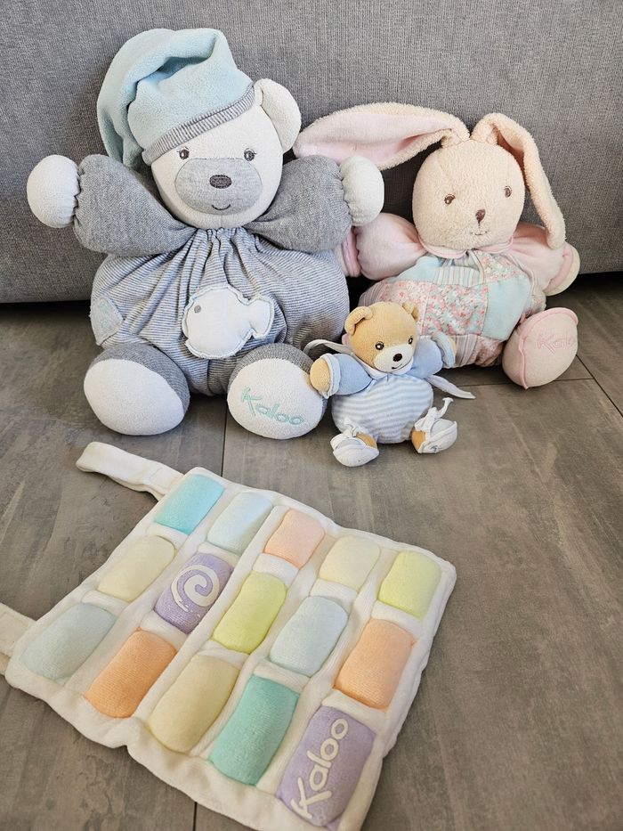 Lot kaloo ours et lapin - photo numéro 2