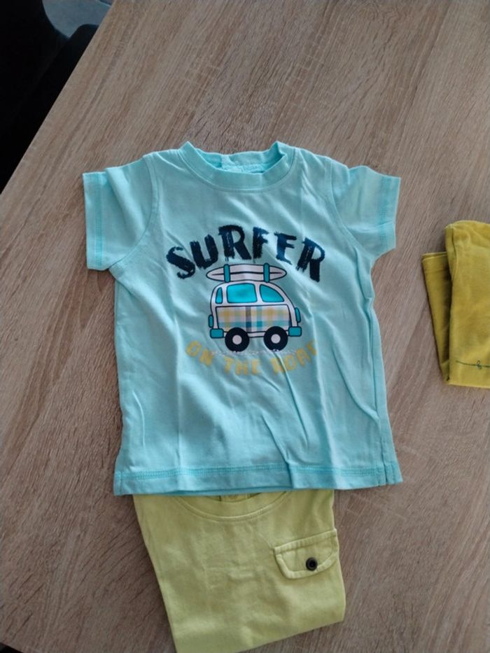 Lot tee shirt 12 mois - photo numéro 2