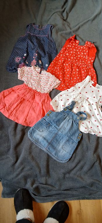Lot robes ete 9 mois