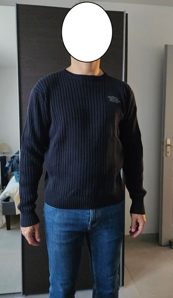 Pull gris noir Airness