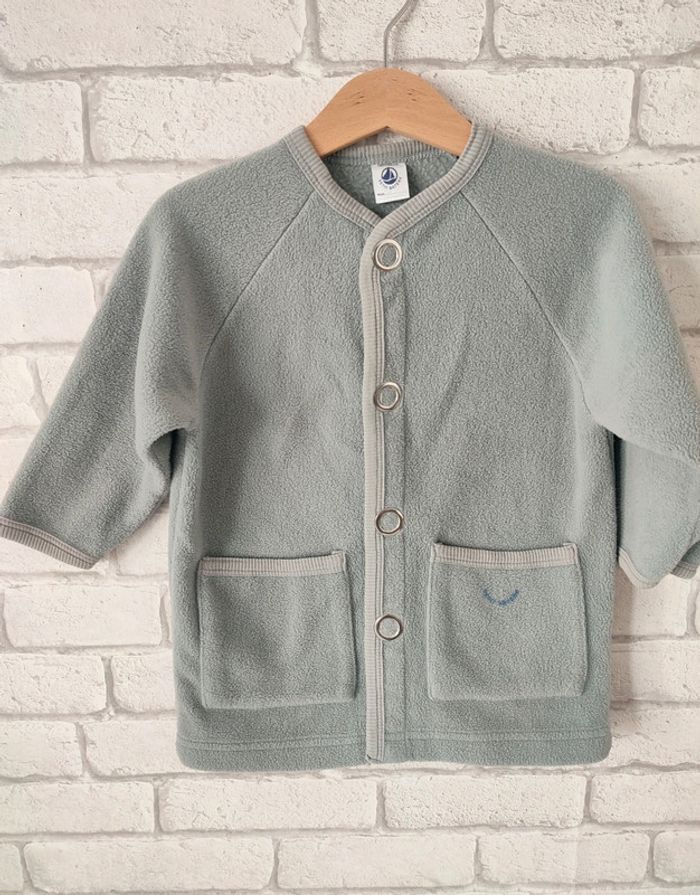 Veste polaire / Robe de chambre Petit bateau - 2 ans - photo numéro 2