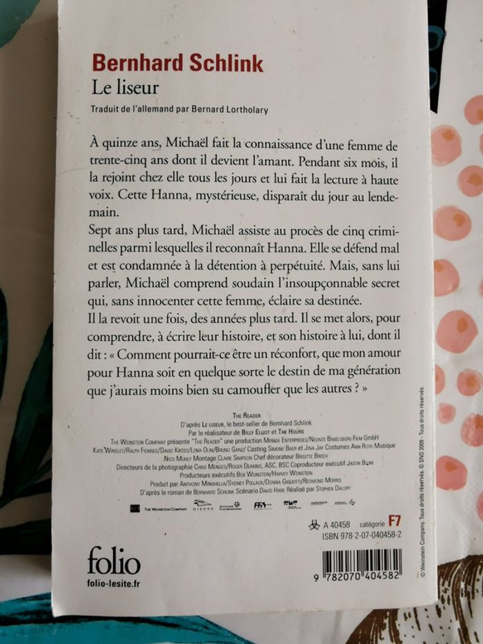 Le liseur - photo numéro 2