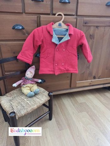 Manteau petit bateau 12 mois tbe