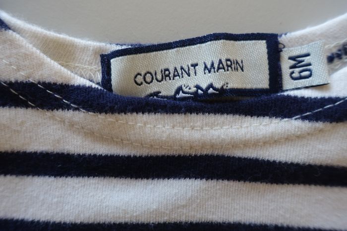 T-shirt Courant Marin bébé 6 mois - photo numéro 4