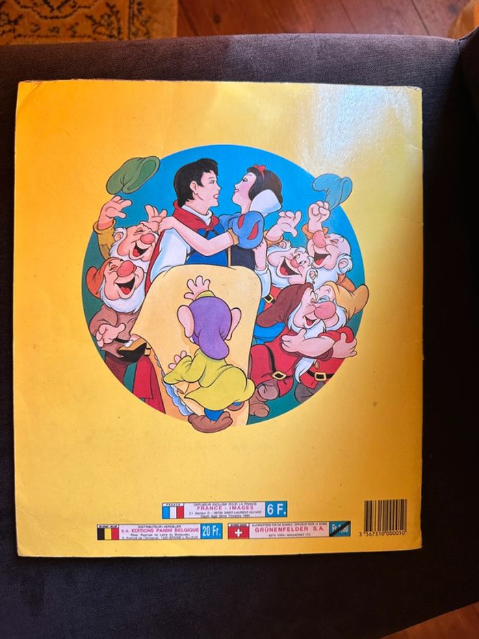 Album images Panini complet Walt Disney Blanche Neige Snow White stickers - photo numéro 2