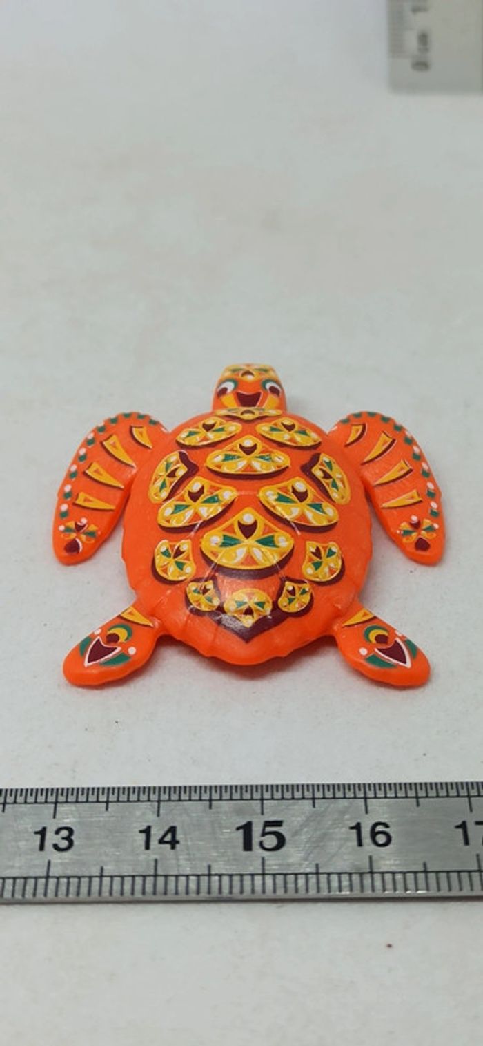 Grande tortue orange et colorée playmobil - photo numéro 3