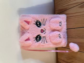 Cahier Journal Chat rose Tout doux
