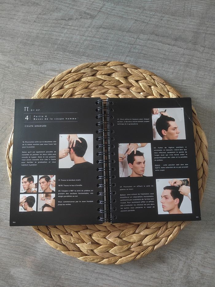 Livre coupe Raphaël Perrier - Expert coupe homme, barbering et chignon - photo numéro 7