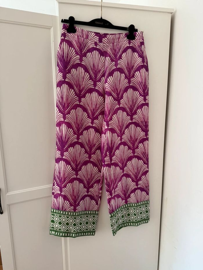 Superbe pantalon fluide jambes larges Zara 🌸 L 40 42