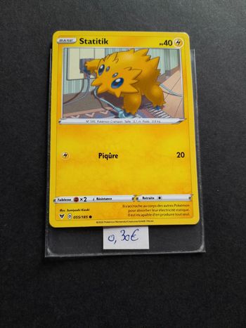 Carte Pokémon Statitik 55/185