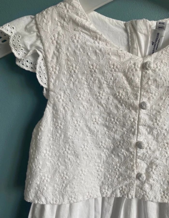 Robe blanche de cérémonie pour mariage ou baptême - photo numéro 3