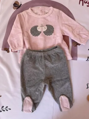 Pyjama - Taille 3 mois - Fille - Obaibi