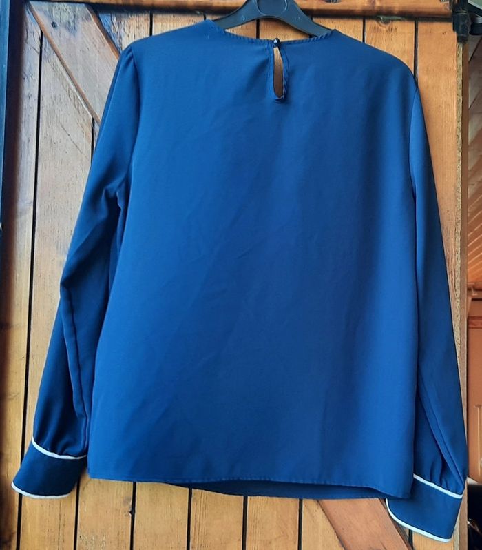 Blouse bleue marine Primark, taille 40 - photo numéro 2