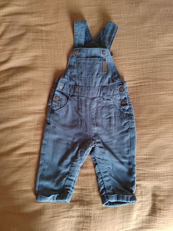 Salopette souple grise kiabi 6 mois