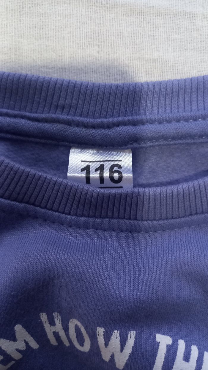 Sweat Dino au foot 116 cm neuf - photo numéro 3