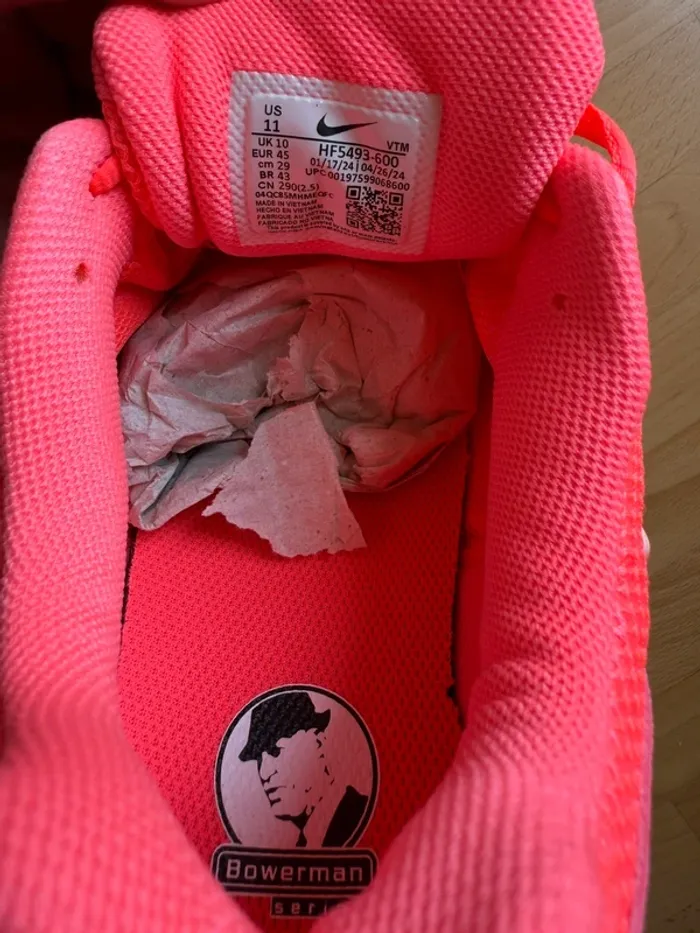 Nike zoom vomero hot punch 45 neuve - photo numéro 5