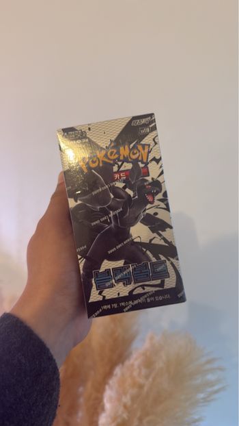 Pokémon Display coréenne black bolt 