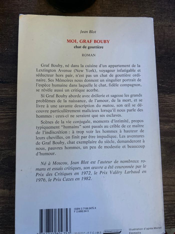 Moi Graf Bouby chat de gouttière - photo numéro 2