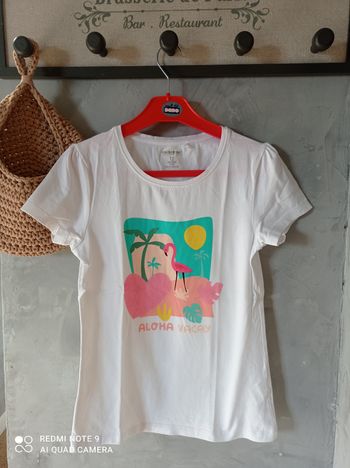 T-shirt flamant rose
