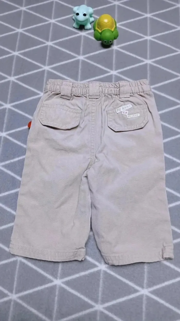 🦁Lot 1 pantalon + 1 salopette, 3 mois - photo numéro 5