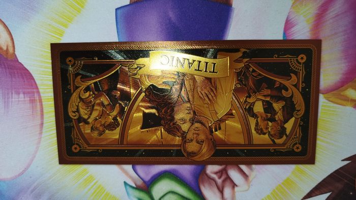 Billet Titanic James Cameron Collector card carte film DiCaprio Winslet ticket goodies