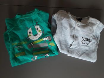 Lot de 2 pyjamas epais