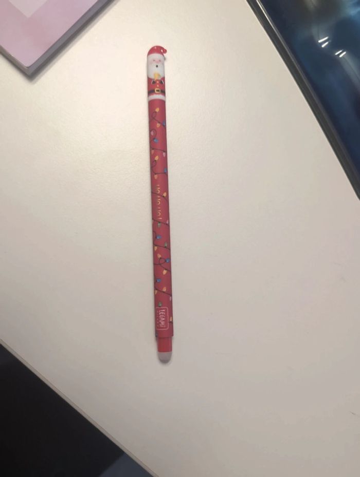 Stylo père Noël Légami rouge