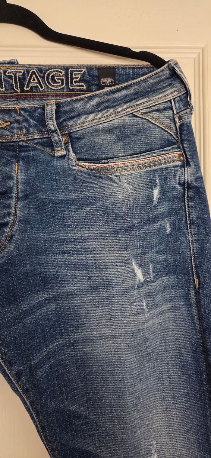 Jean Le Temps des Cerises Héritage MARVIN T33 – Slim bleu délavé – excellent état - photo numéro 4