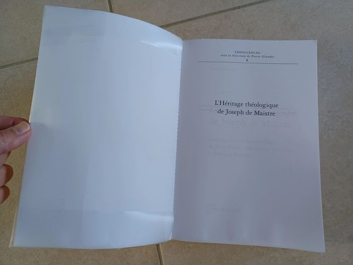 L'héritage théologique de Joseph de Maistre (Louise Durieux) - photo numéro 3
