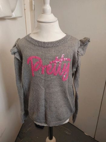 Pull gris Palomino taille 5 ans
