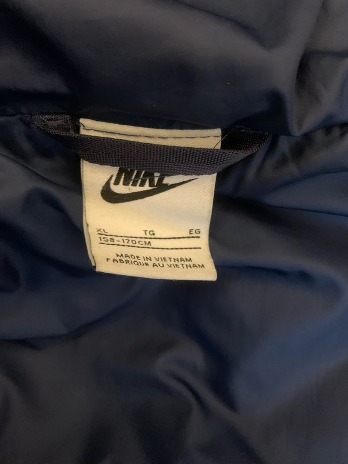 Doudoune longue bleu nike - photo numéro 10