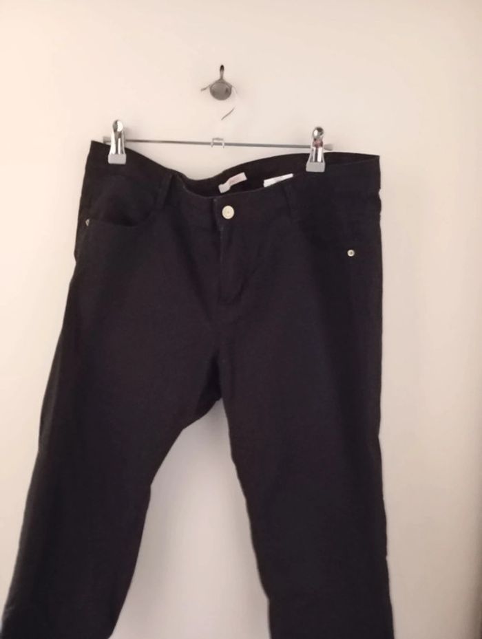 Pantacourt noir camaïeu taille xl - photo numéro 2