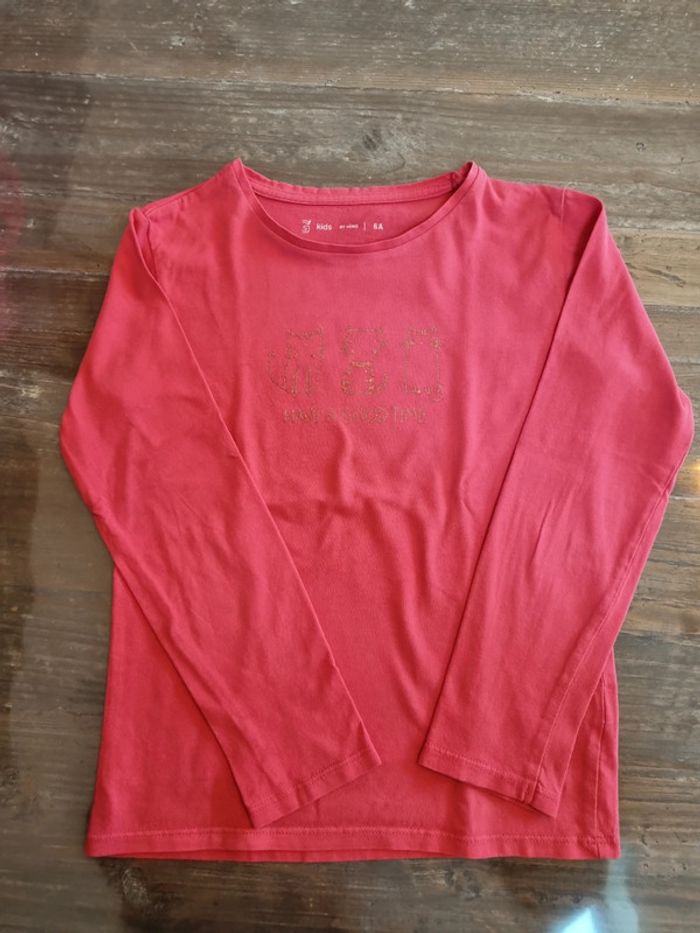 T shirt corail gemo 8 ans - photo numéro 2
