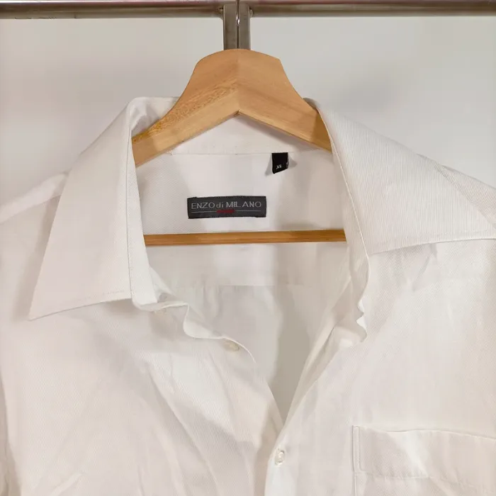 Chemise blanche Enzo di Milano homme coupe droite taille XL A840 - photo numéro 2