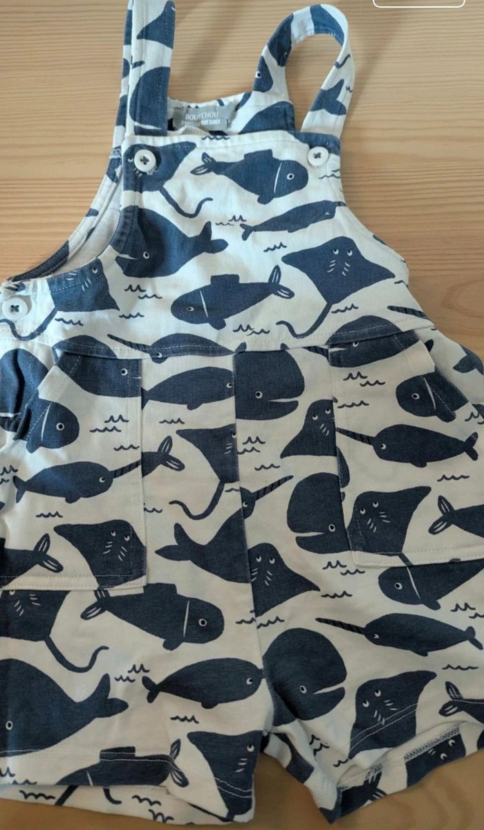Lot 3 salopettes ete 24 mois bout'chou + petit bateau - photo numéro 4