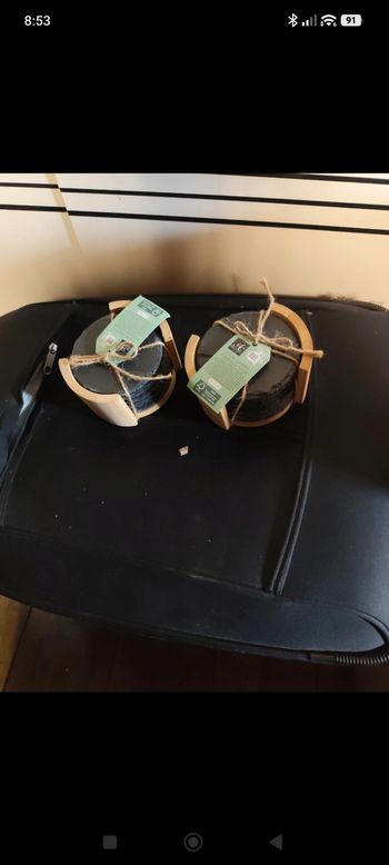 Lot de 12 sous de verre 