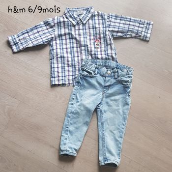 Jeans et chemise h&m