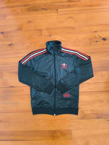 Veste Adidas - Chile 62 - Logo Brodé - Noir/Rouge/Argenté - Taille S