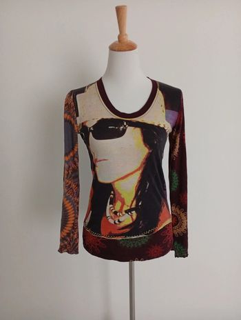 Tee-shirt manches longues Desigual taille M