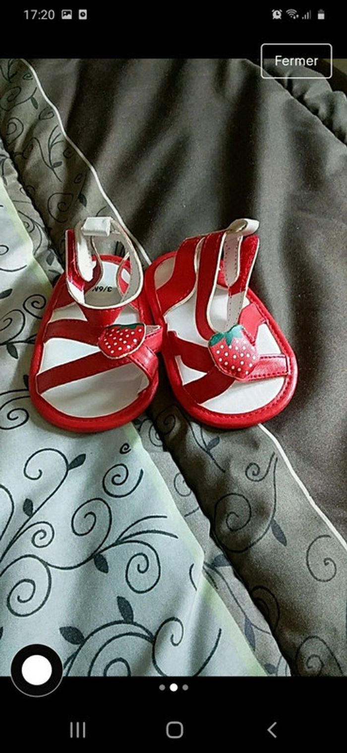 Sandales bébé fille - photo numéro 2